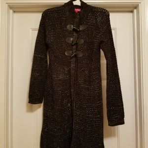 💞Girl's Cherry Stix Sweater Kimono